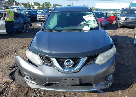 2015 Nissan Rogue Sv из США, поврежденный, VIN KNMAT2MVXFP566406